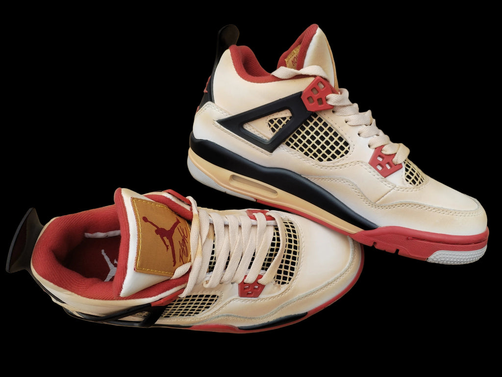 Air Jordan 4 Retro Leaf Red par completo