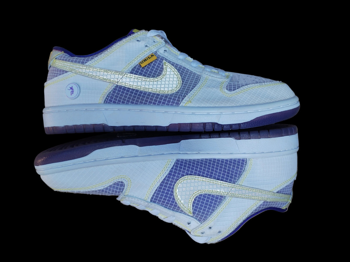 Nike Dunk Low Union LA Court Purple vista lateral con suela