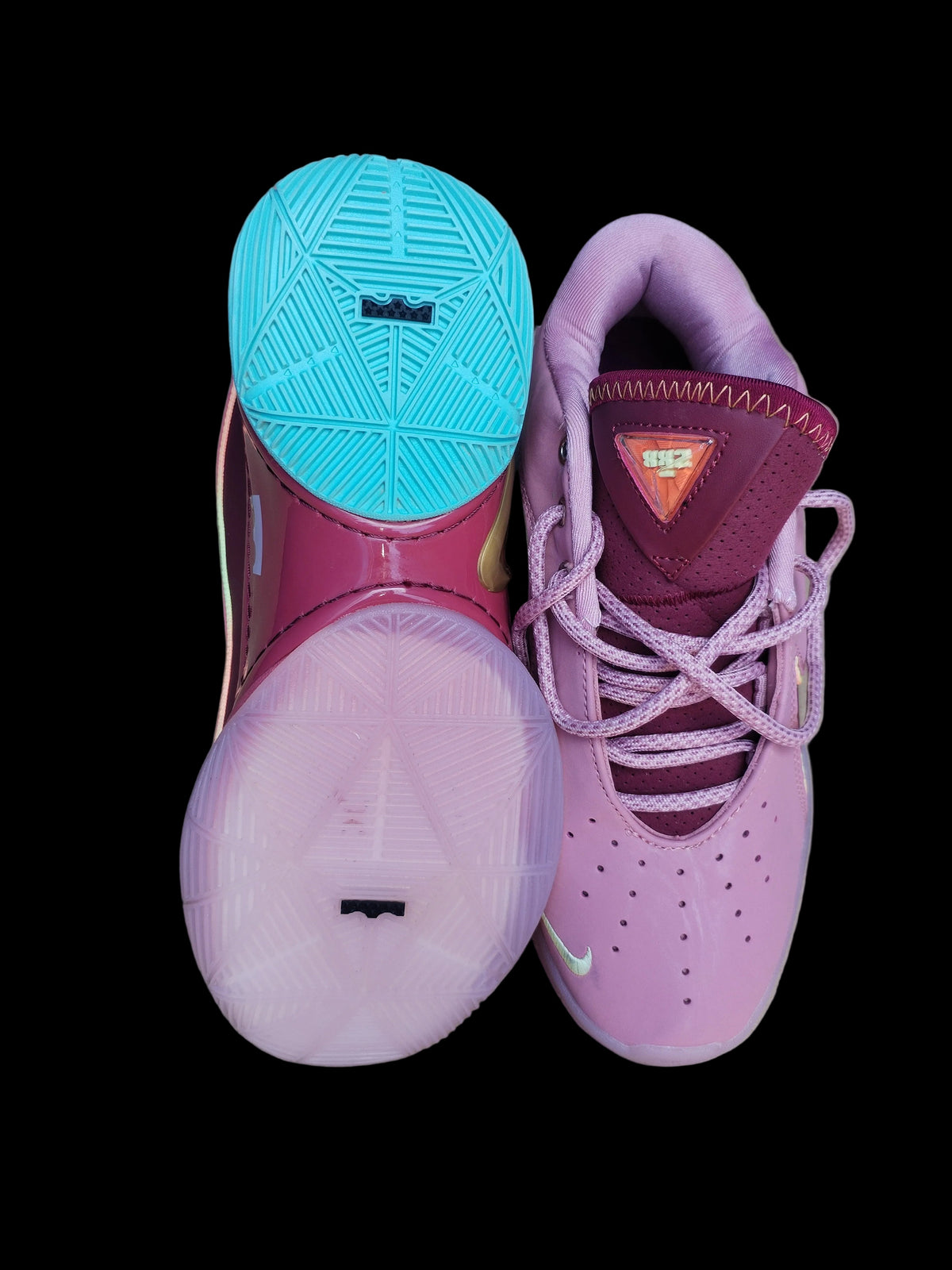 Nike LeBron XXI Purple Rain - Vista suela