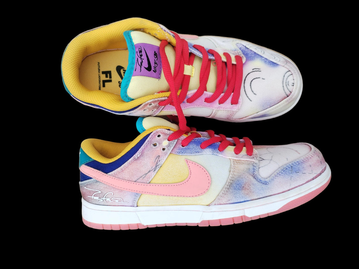 Nike SB Dunk Low x Futura Laboratories Sunblush - Suela rosa